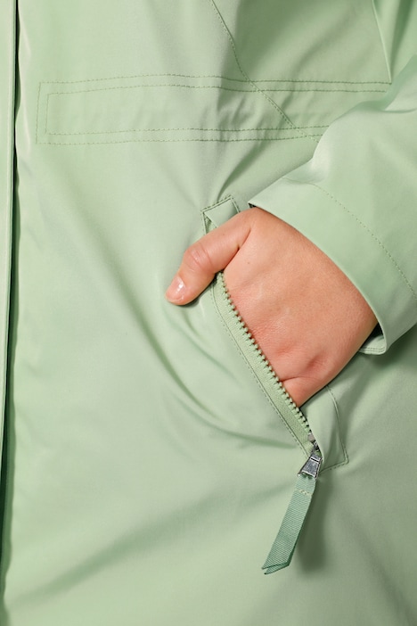 Funktionsjacke, Kapuze, verdeckter 2-Wege-Zipper, Taillen-Tunnelzug