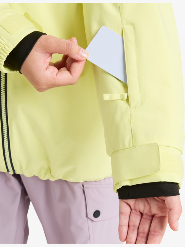 Landscape 10K Veste de snow technique Jaune Femme