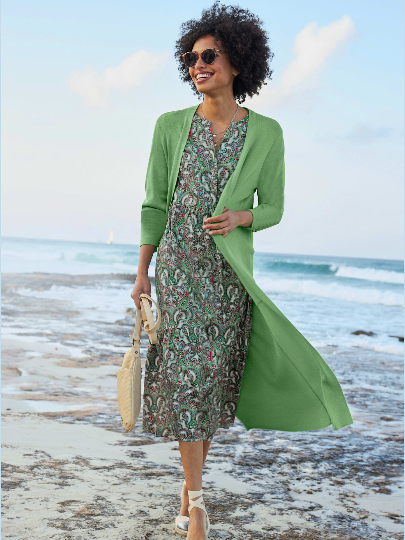Manteau en tricot qualité viscose douce