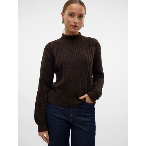 Vero Moda Universe Striktrøje, Chocolate Torte, XL