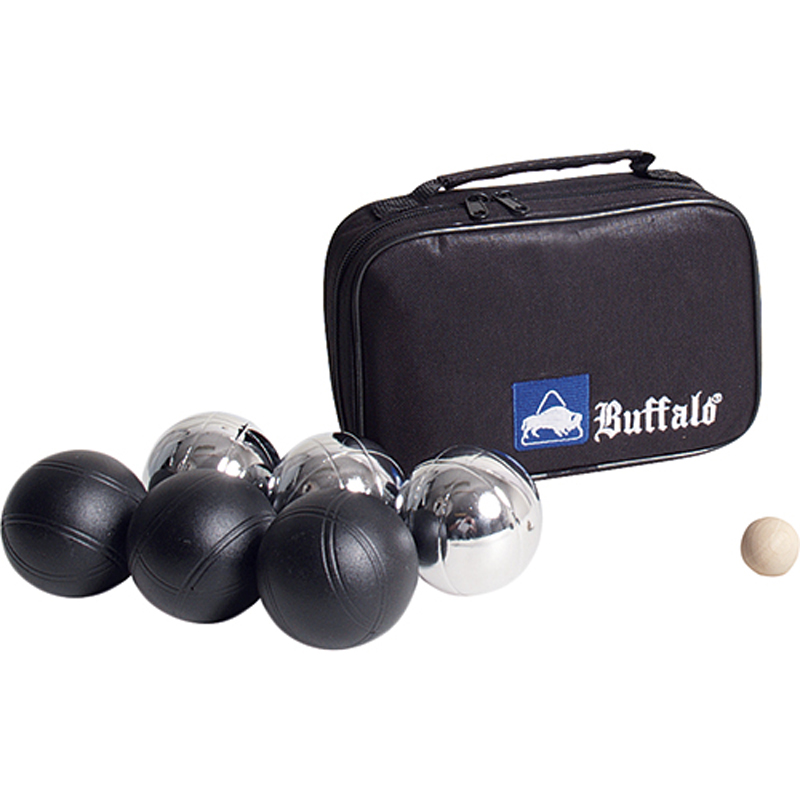 Buffalo gepoedercoat metaal Jeu de boules set