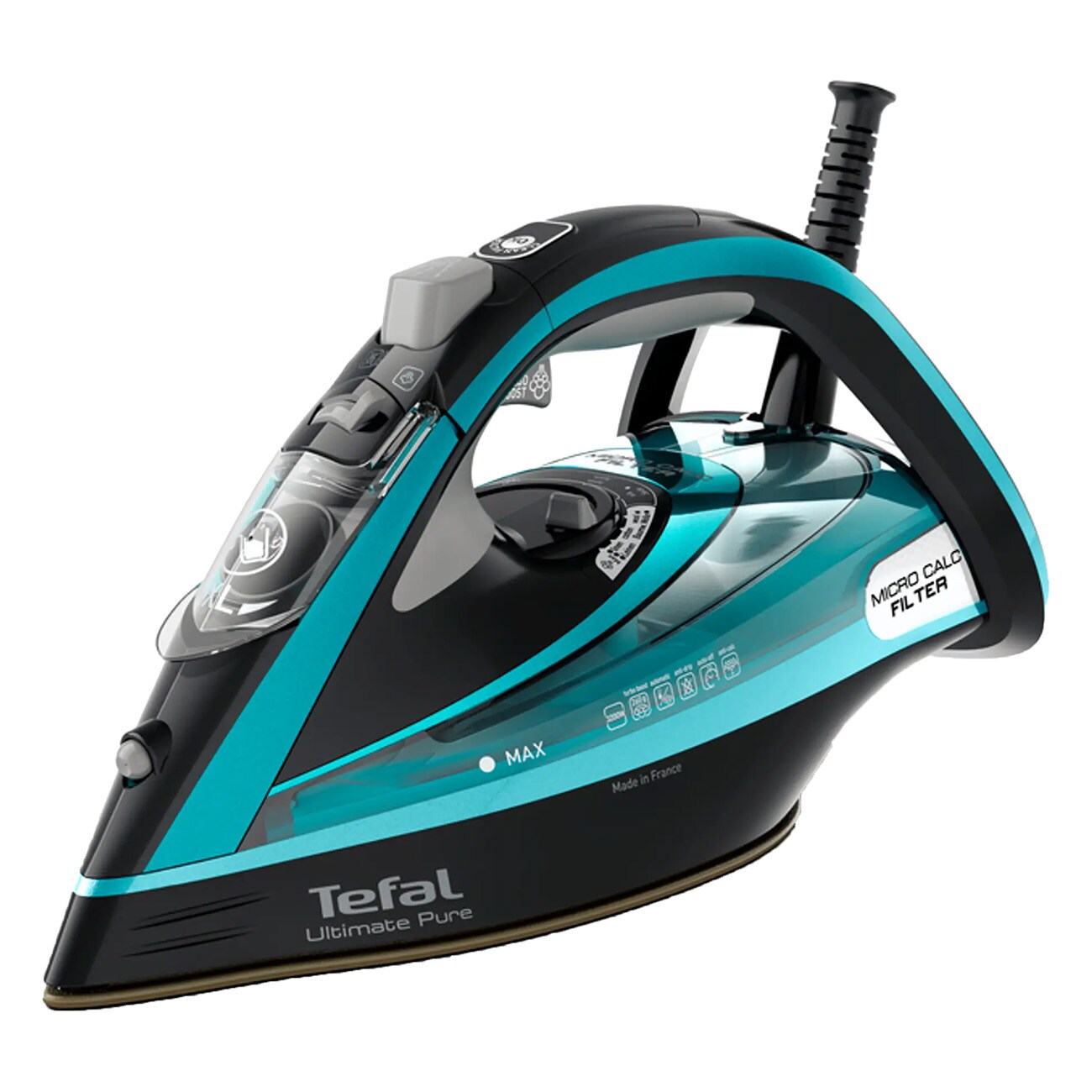 Tefal FV9844 Ultimate Pure schwarz Dampfbügeleisen