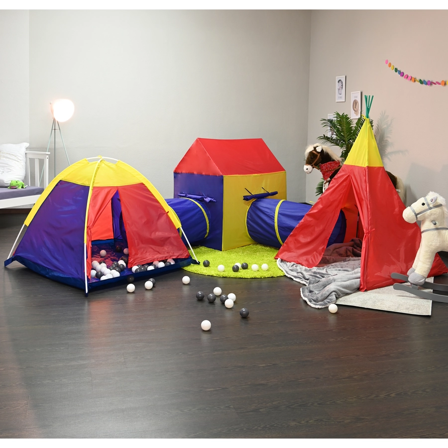 knorr toys® Zeltstadt De luxe city rot