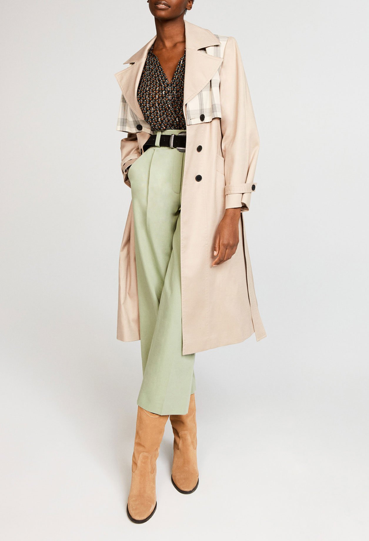 Pantalon &agrave; pinces