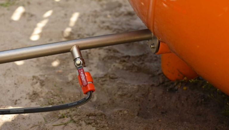 Weltevree Dutchtub Original hottub houtgestookt oranje