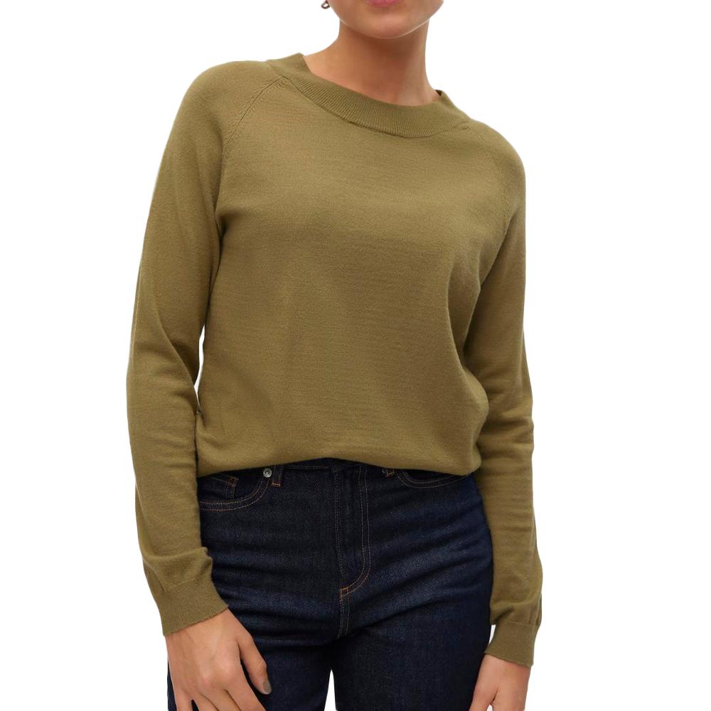 Vero Moda Pull Kaki Femme Vero Moda Happiness