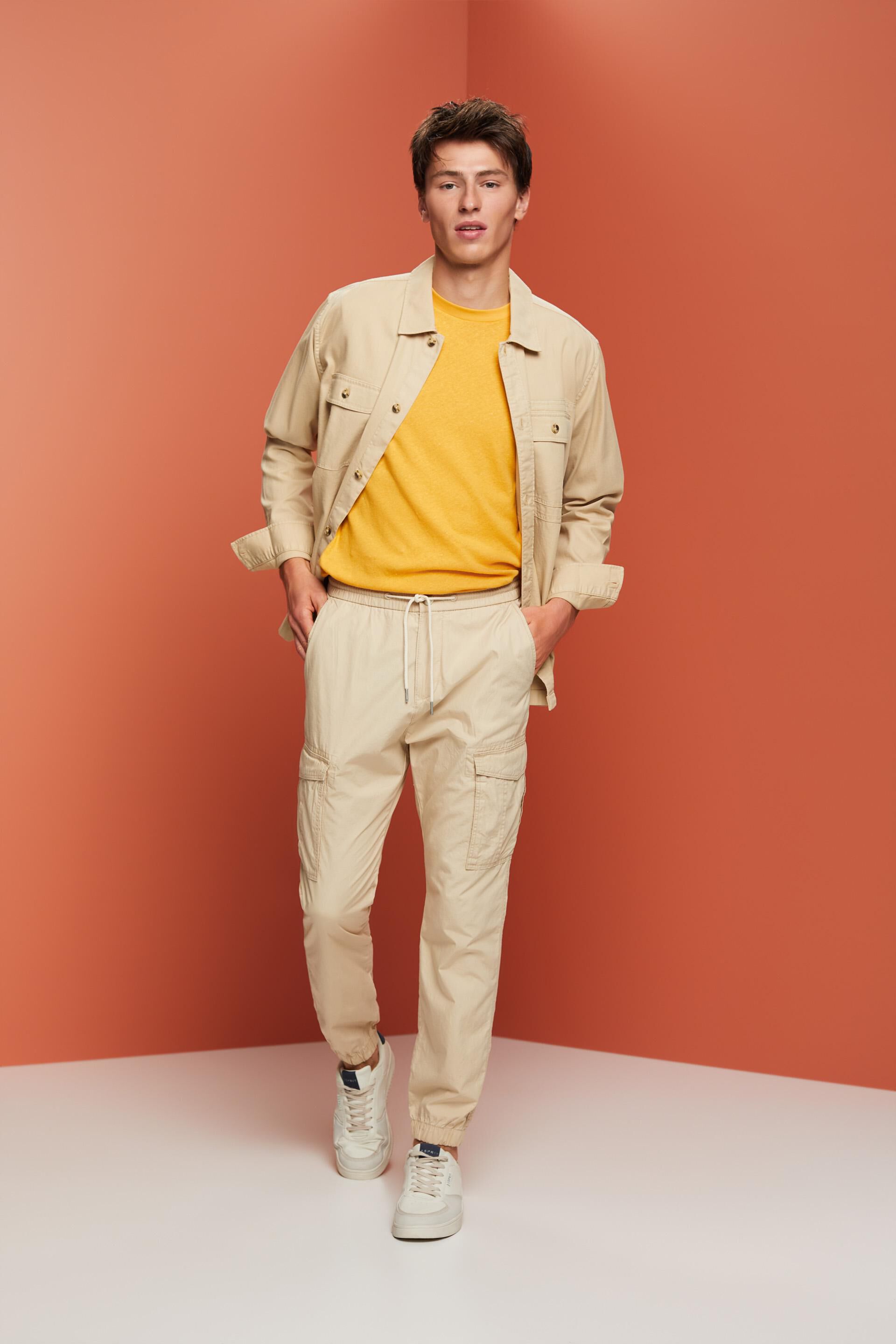 Pantalon cargo à enfiler, 100 % coton