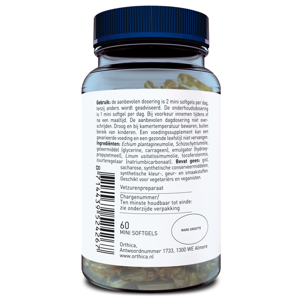 2x Orthica Omega 3 Vegan60 softgels