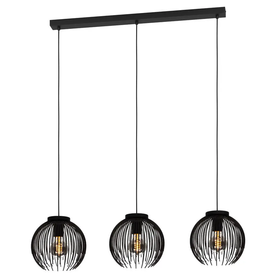 EGLOVenezuela-AHanglamp-E27-93,5cm-Zwart