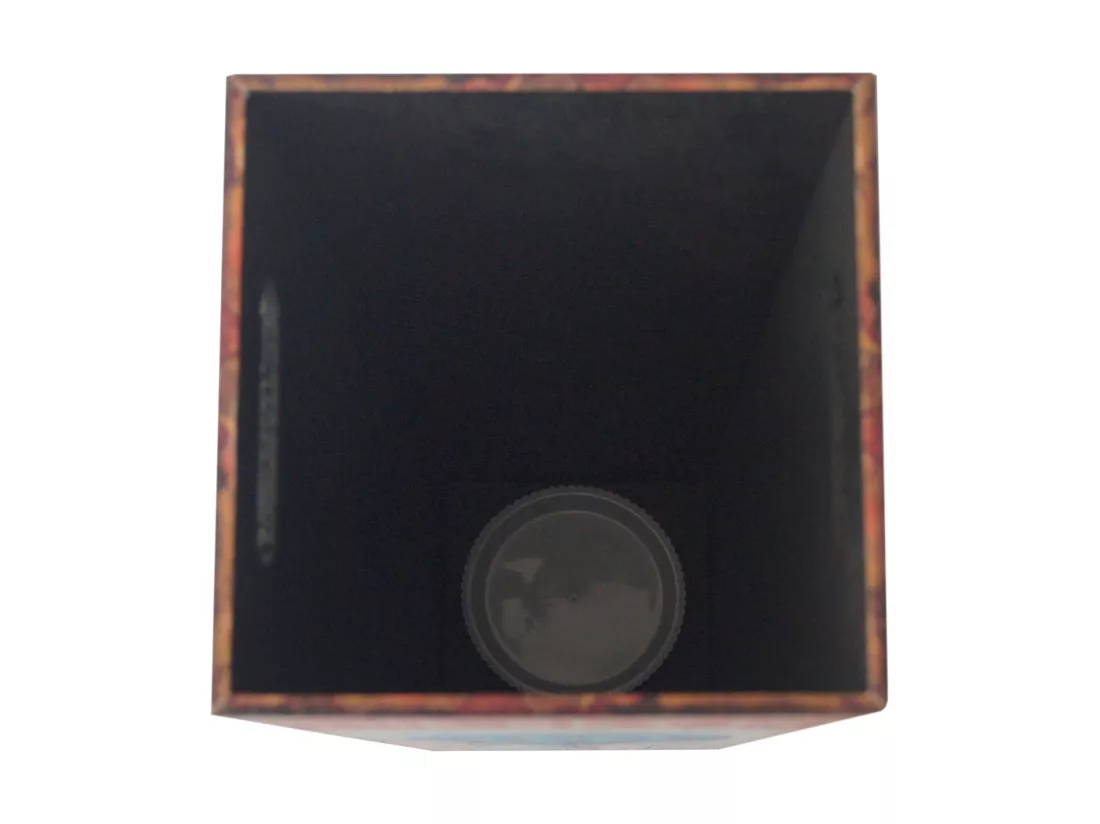 Porte-parapluies Carré Marron Mdf Canvas Beige Entrée 50x20x20