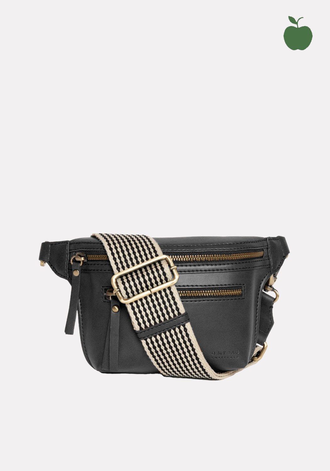 O My Bag Hip Bag Beck's Bum Bag Apple Leather Black