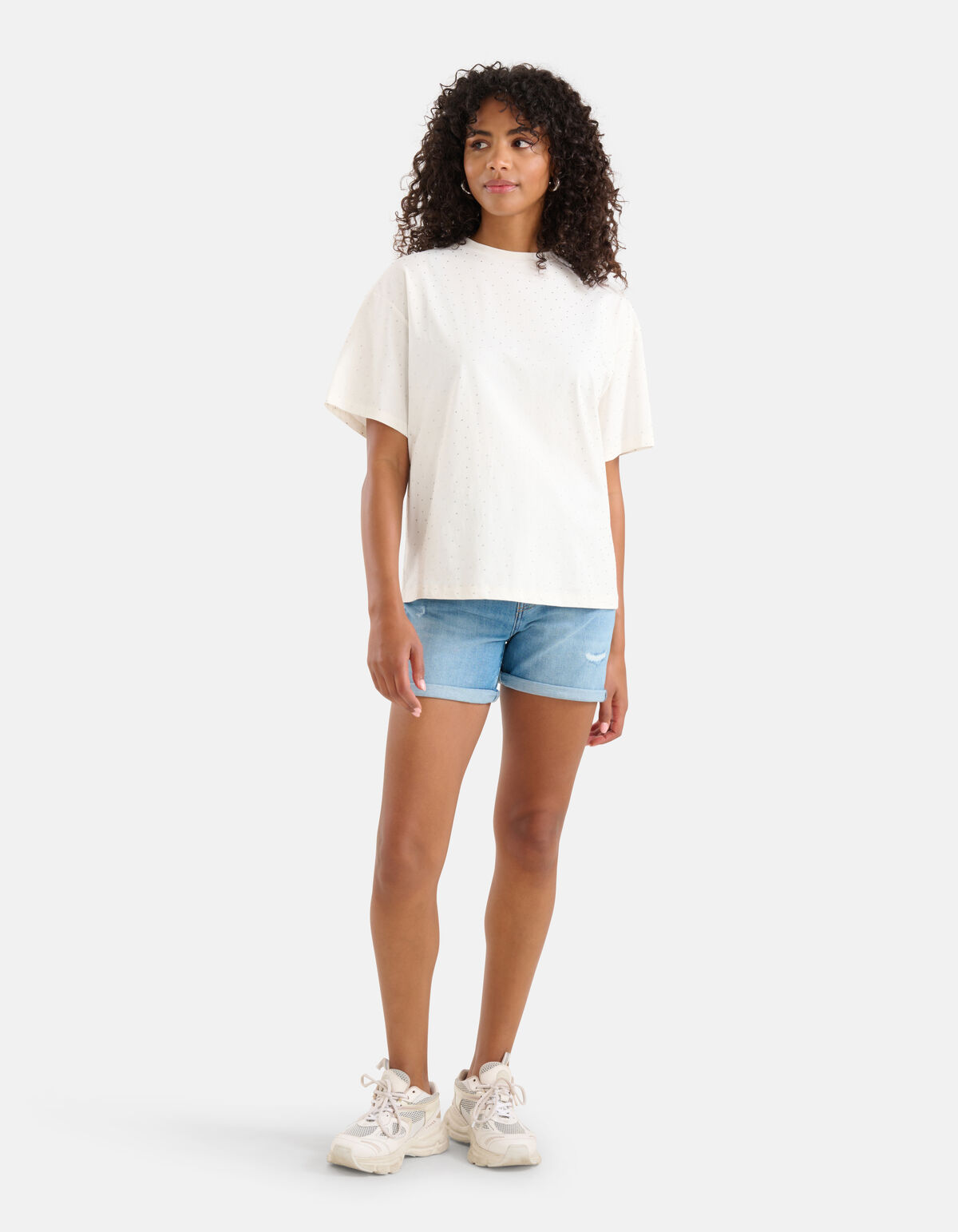 Tapered Denim Short Mediumstone