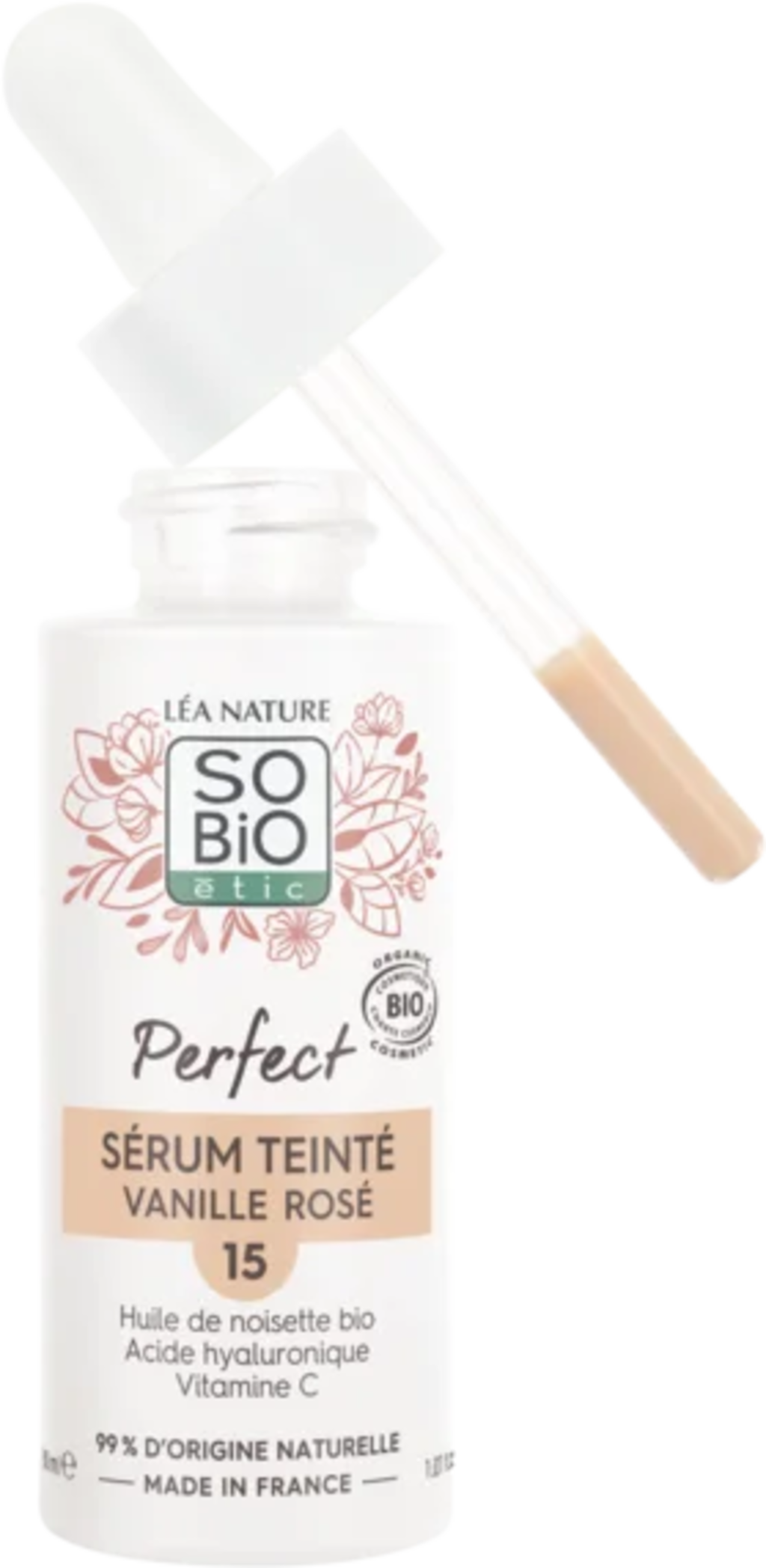 LÉA NATURE SO BiO étic  Perfect Getöntes Serum, n°15 Vanille Rosé (30 ml)