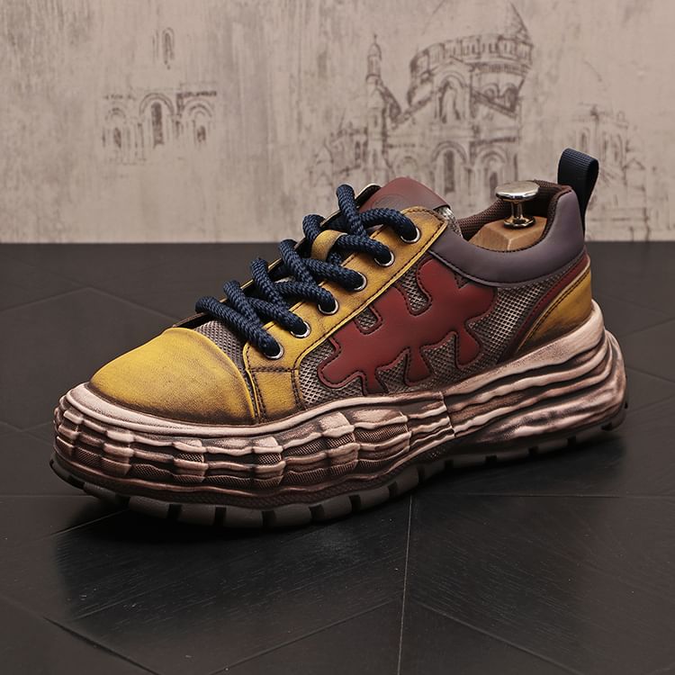 Mr Ozera - Platform Paneel Sneakers