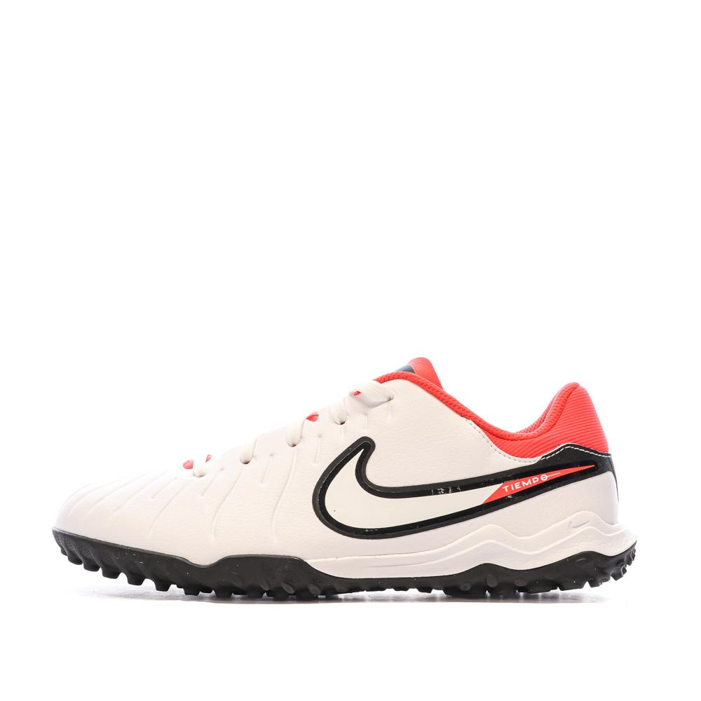 Nike Chaussures de Foot Blanc Junior Nike Legend 10 Academy TF