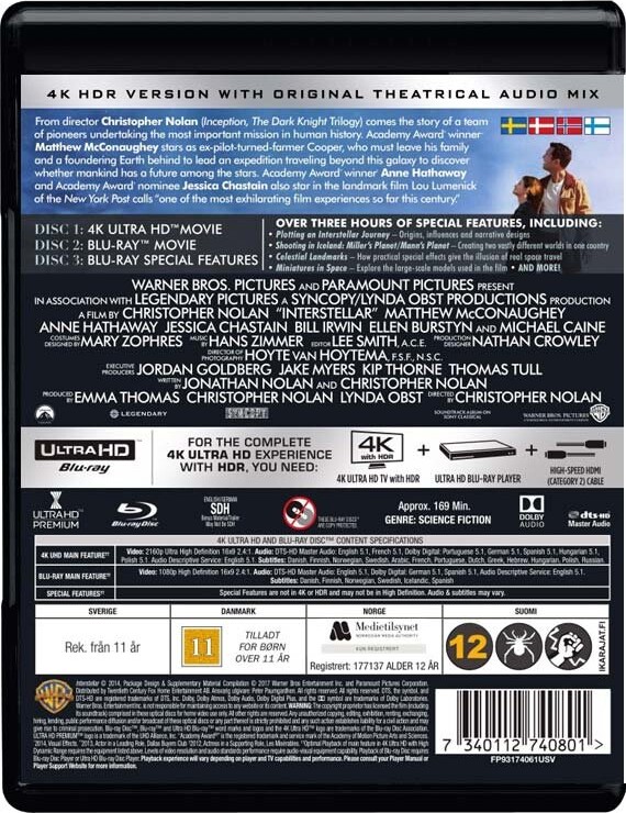 Interstellar - 4K Ultra HD Blu-Ray