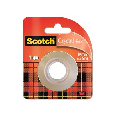 Scotch Crystal - Recharge Ruban adhésif - 19 mm x 25 m