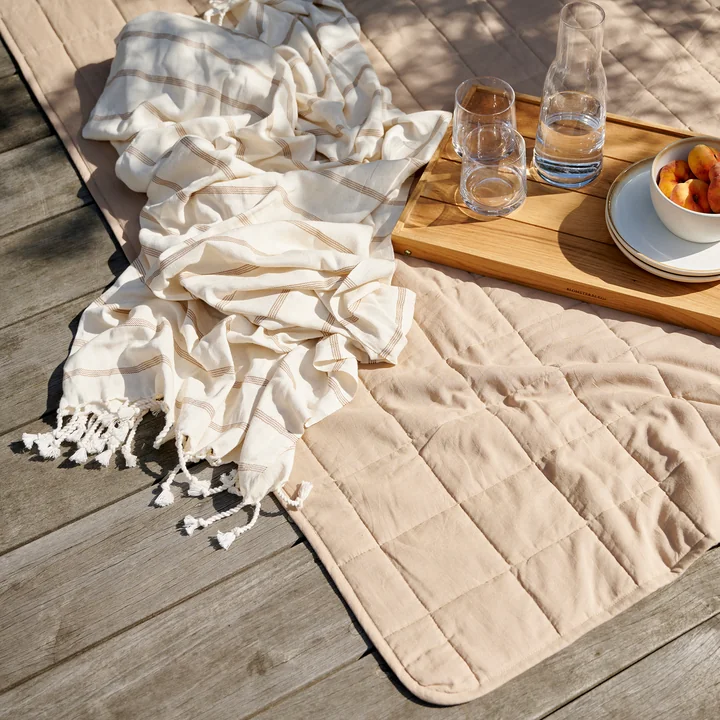 Södahl - Essential Steppdecke, 130 x 170 cm, beige