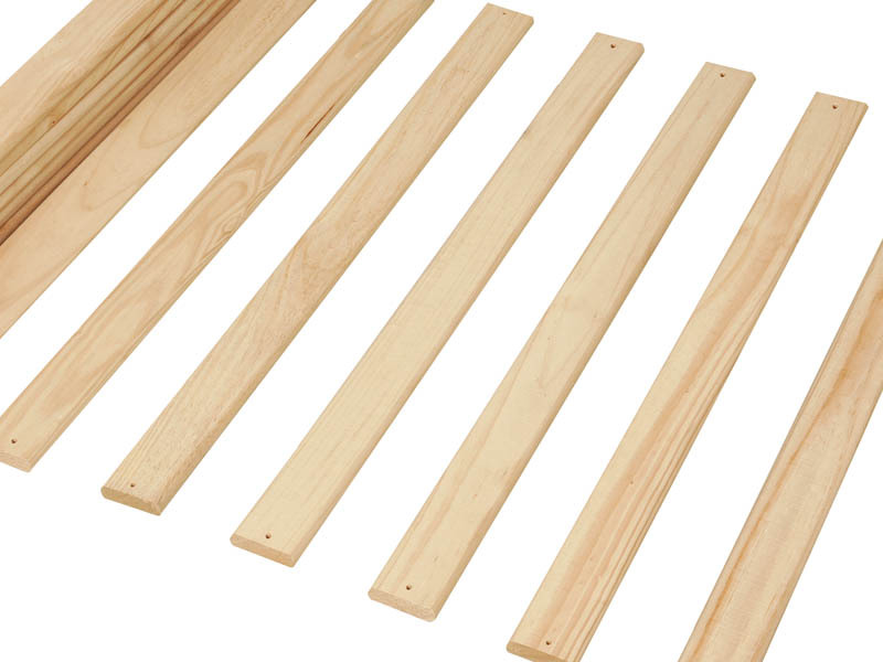 Rolllattenrost - Massivholz - für 90 cm breites Bett