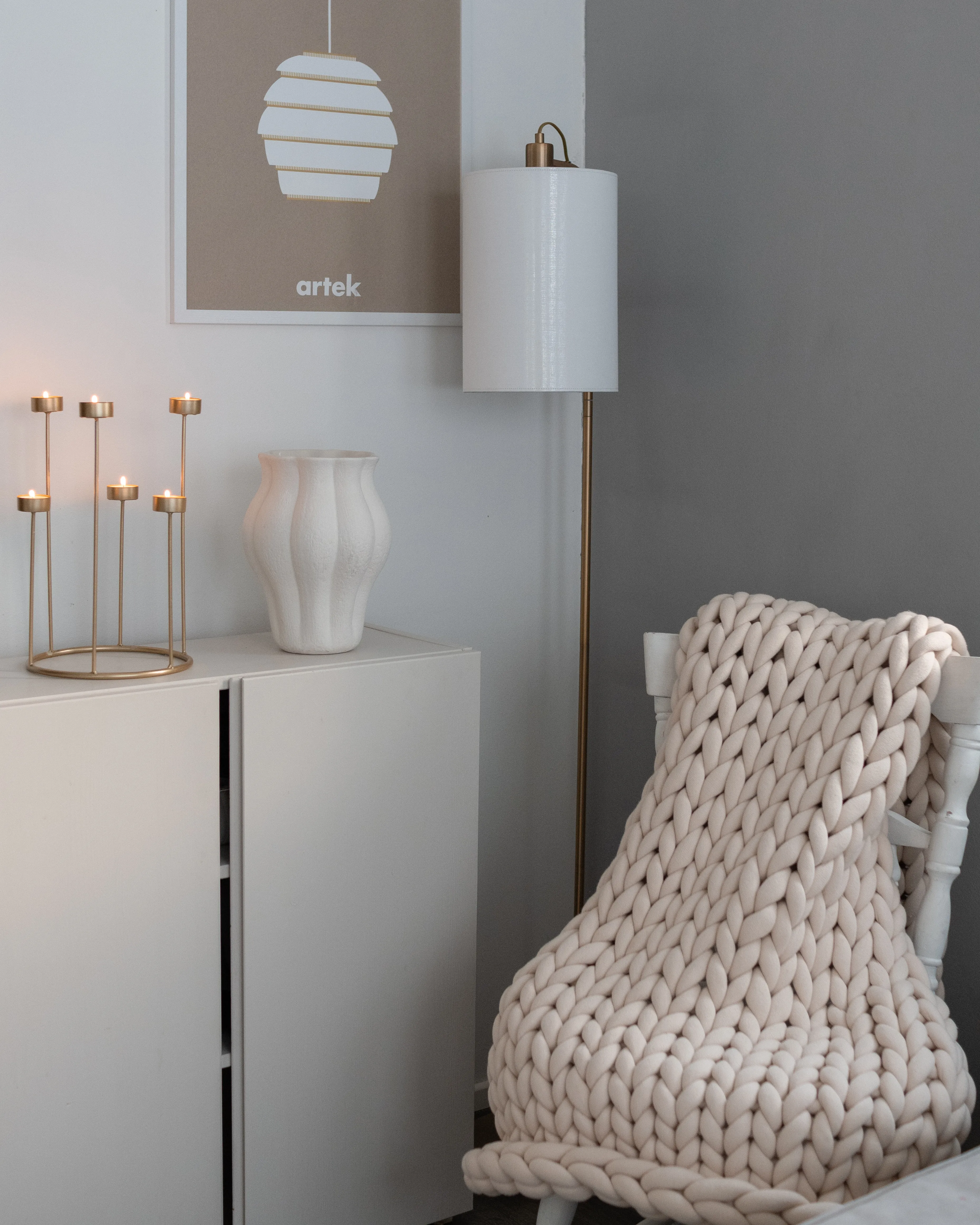Staande lamp LIBERIA Metaal Koper