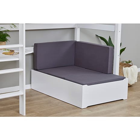 Hoppekids ECO Luxury MEGA-seng med lounge-modul og bordplade 90x200cm
