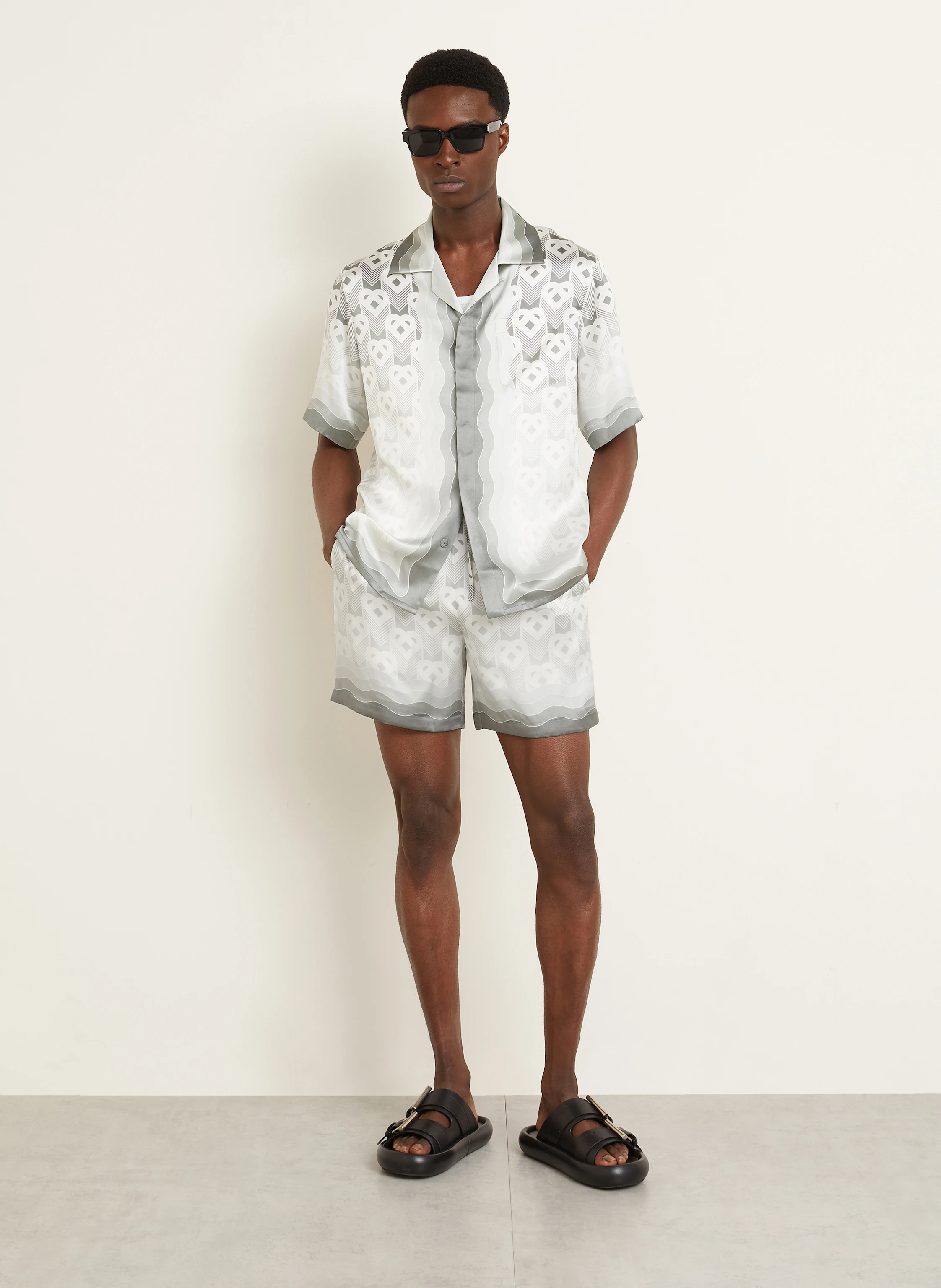 Casablanca Resorthemd Comfort Fit aus Seide