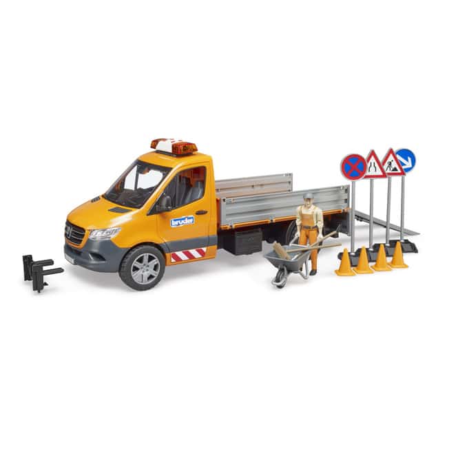 BRUDER 02677 - MB Sprinter Kommunal - Licht und Sound - mit Fahrer