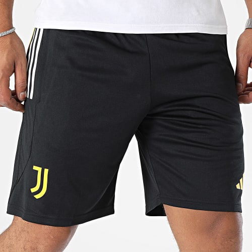 Short Jogging A Bandes Juventus IM1868 Noir