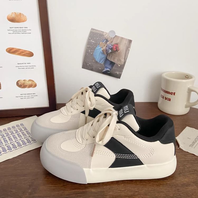 caneik - Color Block veterschoenen