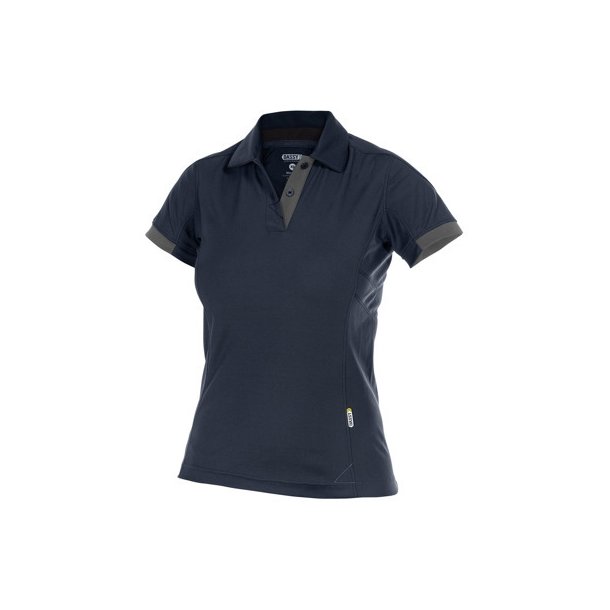 710034 Dassy® Traxion dame polo shirt Midnatsblå grå