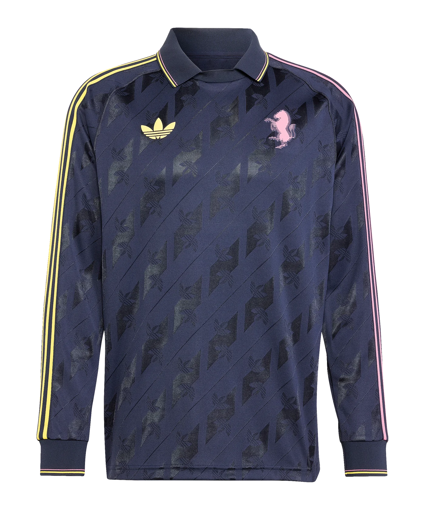 adidas Originals Juventus Turin Langarm Trikot Blau