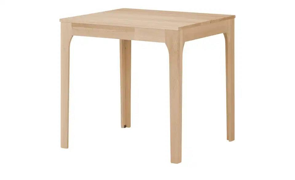 Ausziehbarer Esstisch 80 cm Kernbuche