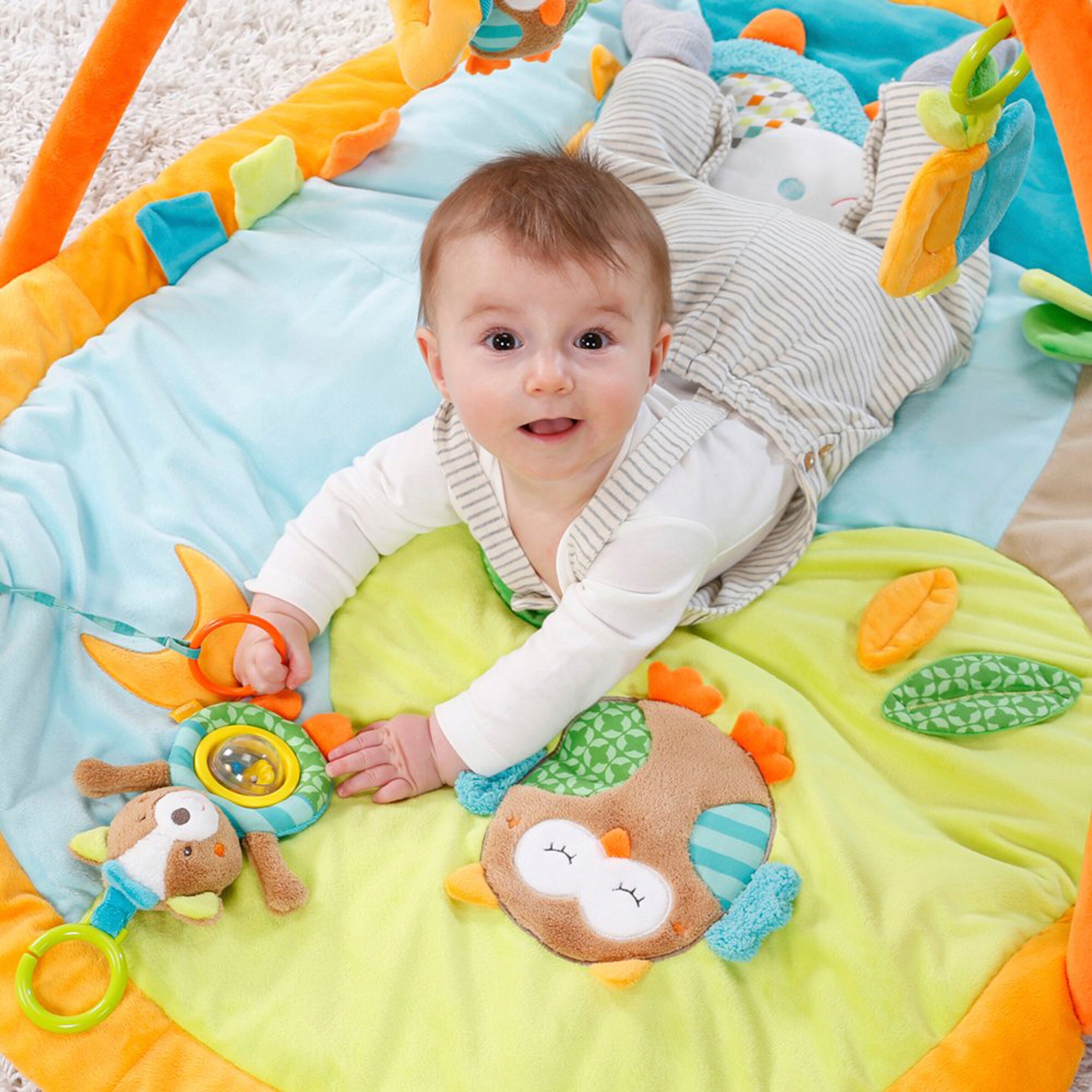 Fehn Spielbogen mit 3-D-Activity-Decke Sleeping Forest