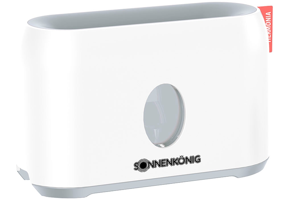 Sonnenkönig Luftbefeuchter »Hermonia, Flammeneffekt, USB C-Typ, Auto-Off, Tankgrösse 200ml« 0,2 l Wassertank Fernbedienung, Timer, laufruhig, einfache Bedienung, elegantes Design