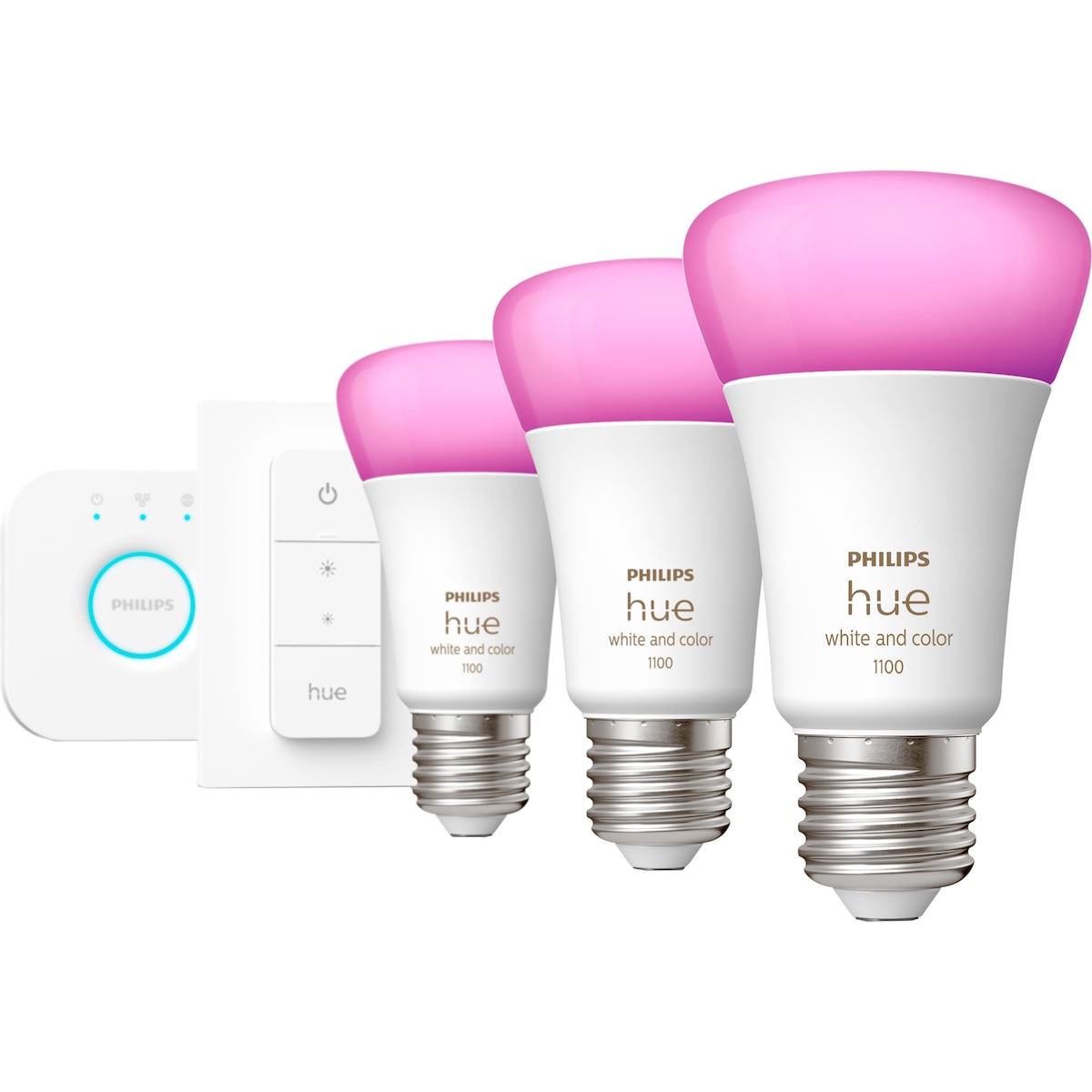Philips Hue WCA 9W A60 E27 startpakke