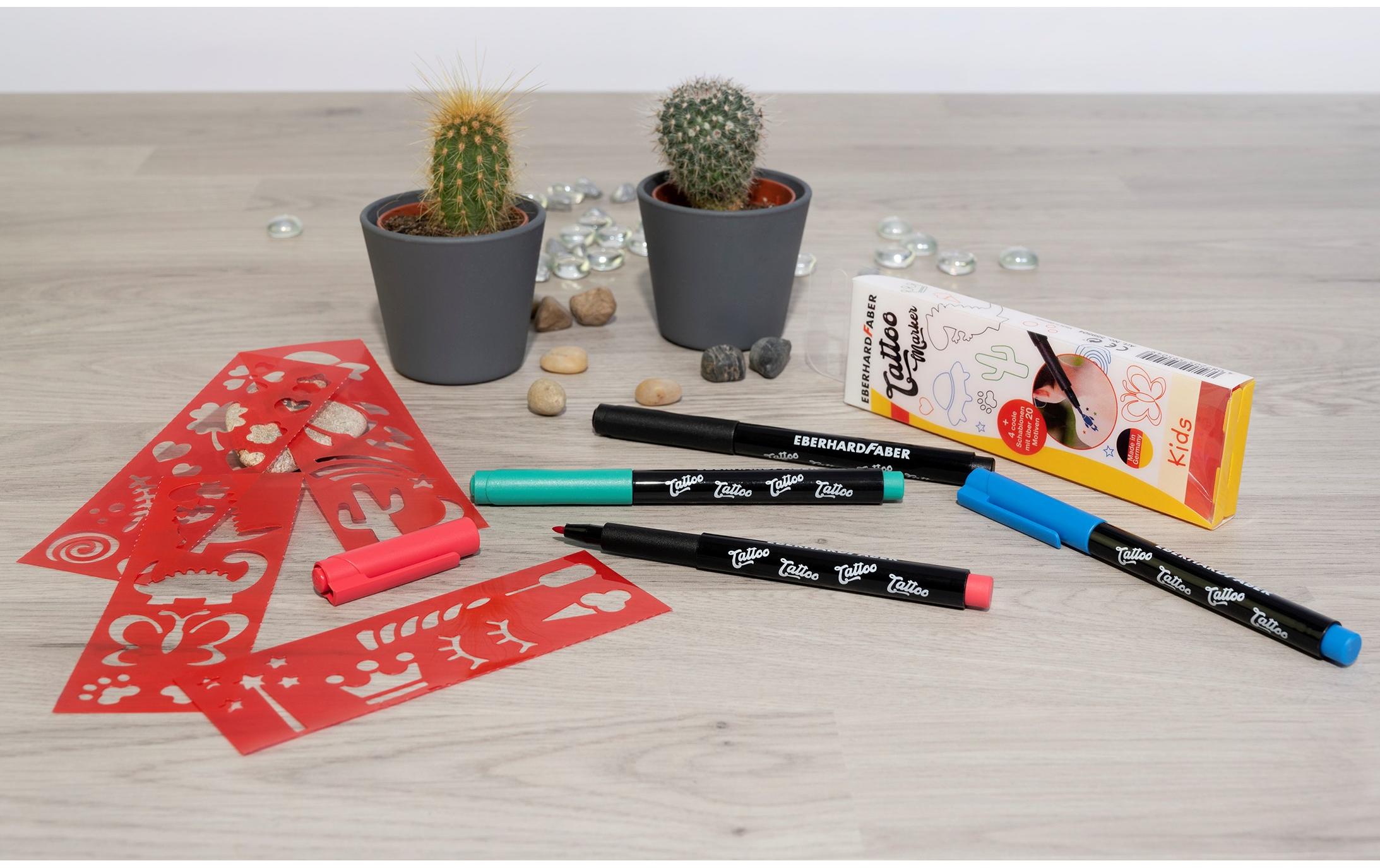 Tattoostift Set Kids, 4 StückStifte für den Tattoo-Trend