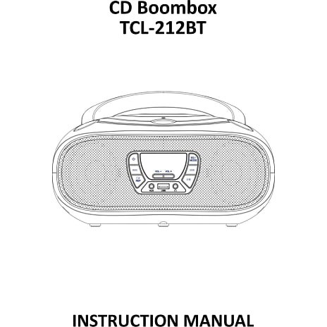 Denver TCL-212BT Boombox - lyserød