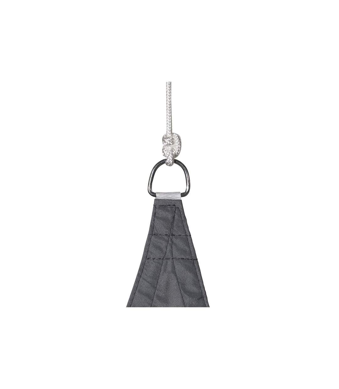 Voile d'ombrage rectangulaire Curacao - 3 x 4 m - Gris