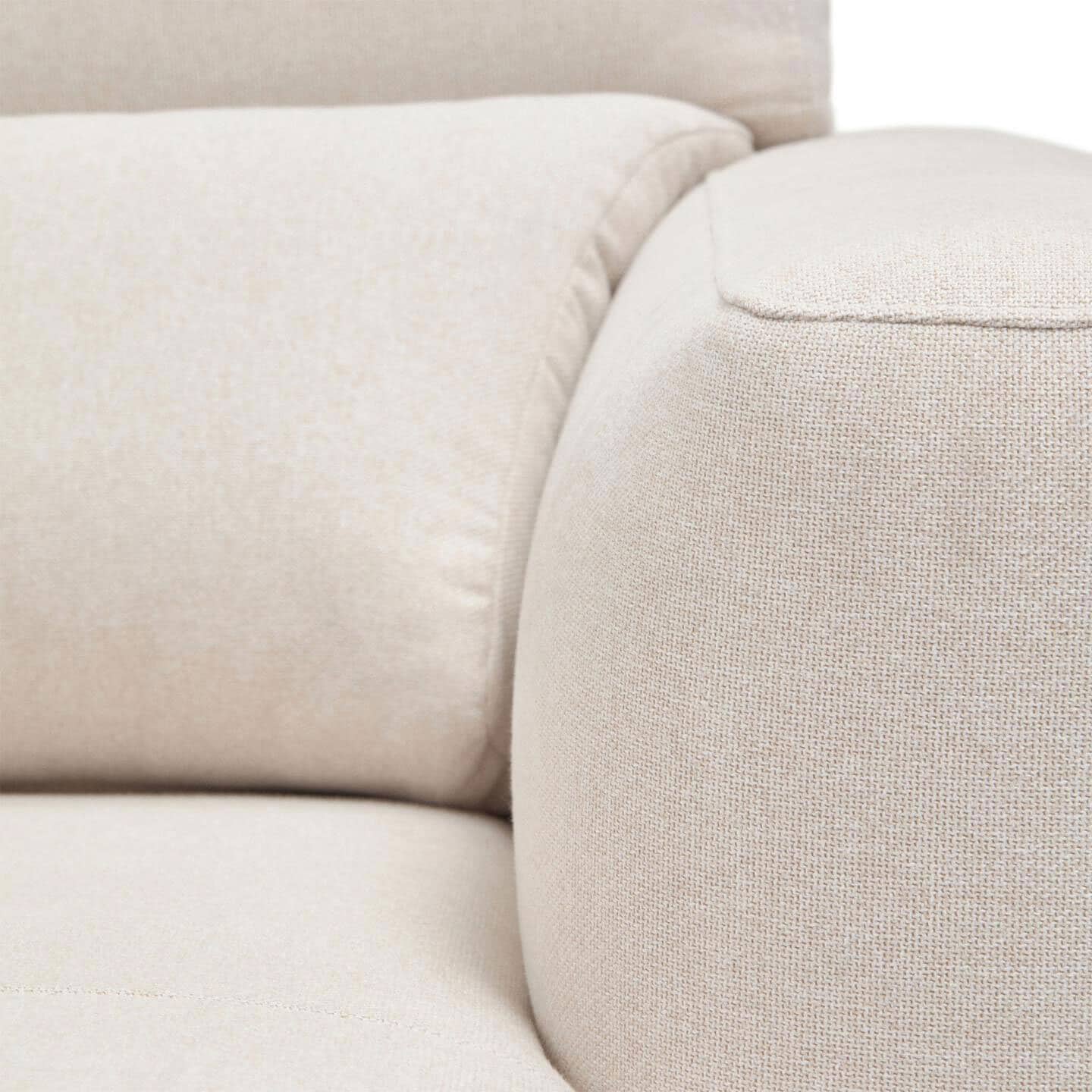 Kave Home Ecksofa SINGA naturweiß