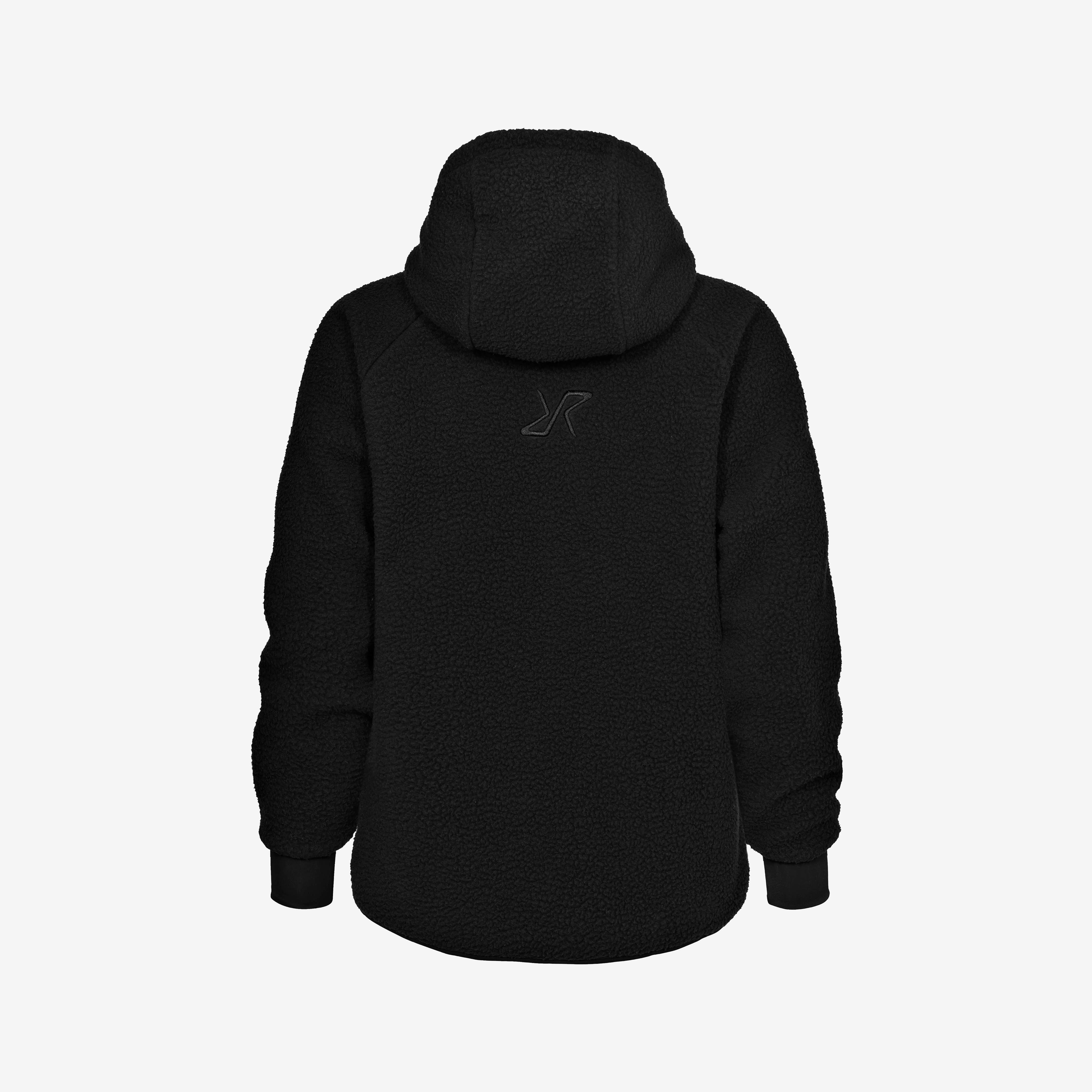 Sherpa Hoodie Dame Caviar