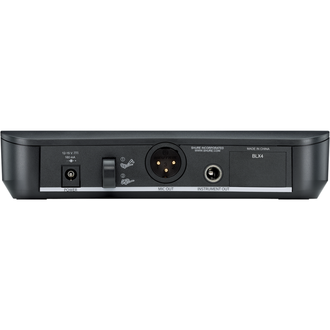Shure BLX14E/P98H-K14 draadloos instrumentmicrofoon systeem (614 - 638 MHz)