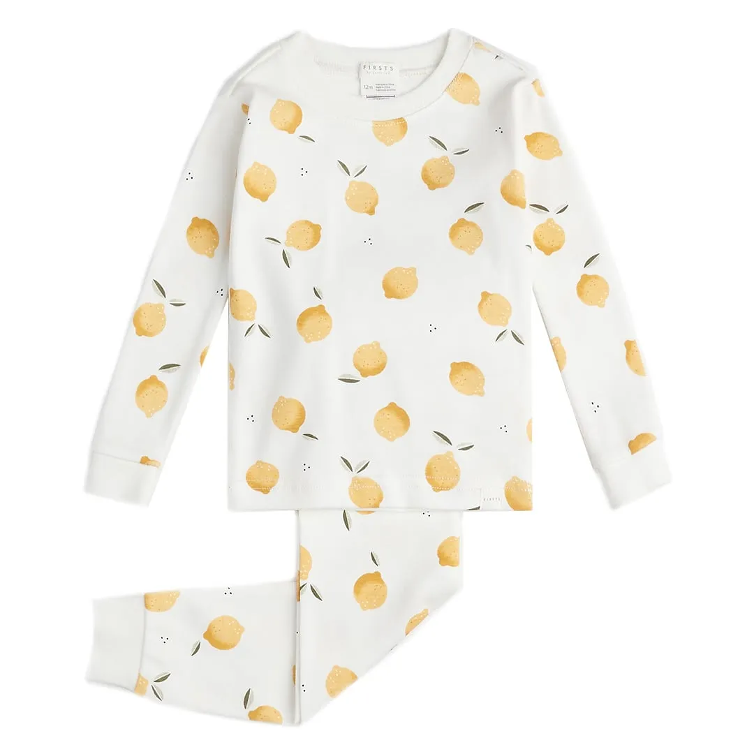 Firsts par Petit Lem Pyjama 2 Pièces Citron 12-24mois