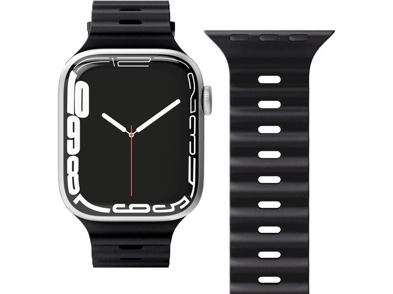Vonmählen Wave Band Apple Watch 42/44/45/49 mm Black Armband für Apple Watch 42/44/45/49 mm