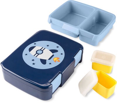 SkipHop Spark Style Bento Matboks Rakett, Blå