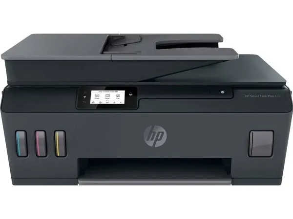 HP Smart Tank Plus 655 Wireless All-in-One - Multifunktionsprinter - farve - blækprinter - kan genopfyldes - Legal (216 x 356 mm) (original) - A4/Legal (medie) - op til 10 spm (kopiering) - op til 11 spm (udskriver) - 100 ark - 33.6 Kbps - USB 2.0, W