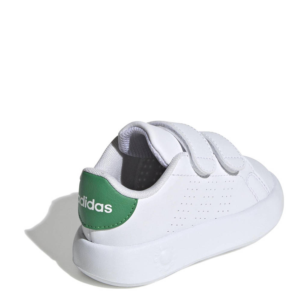 adidas Advantagesneakers wit/groen