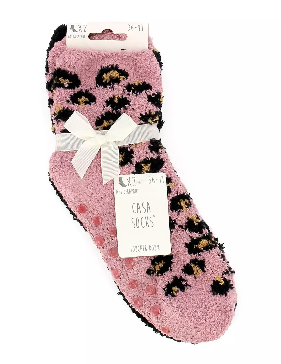 BENJAMIN CHAUSSETTE CASA SOCKS - Lot de 2 paires - Chaussettes Rose