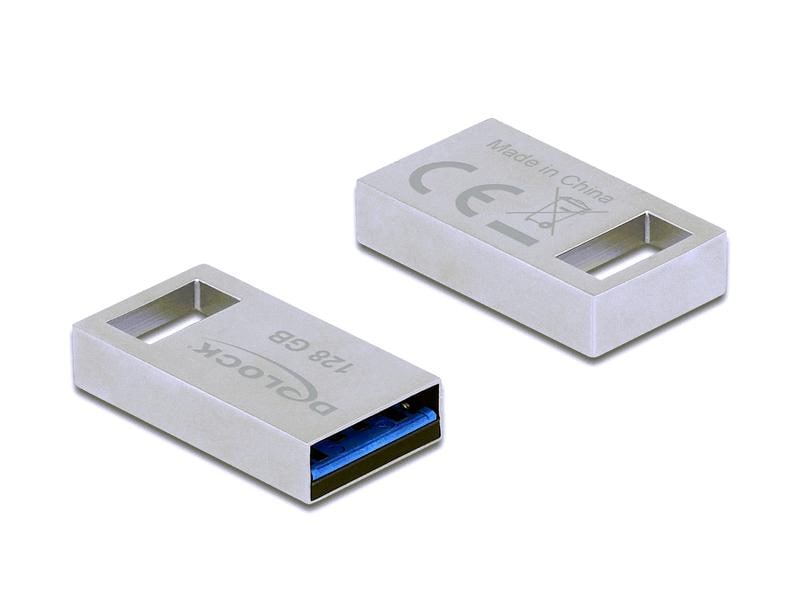 Delock USB-Stick 3.2 Gen 1 128 GB Delock USB 3.2 Gen 1 Speicherstick 128 GB – Metallgehäuse