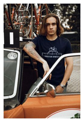 T-Shirt Manches Courtes Çois 'Directeur Sportif' Bleu