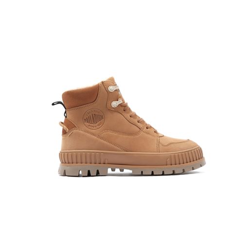 Palladium Pallashock Warm WP Zip Støvler, Dear Brown, 41